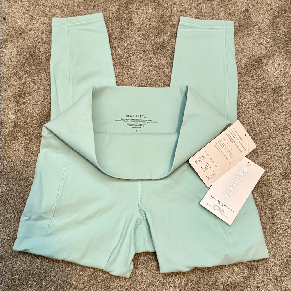 Athleta Salutation Stash Pocket 7/8 Leggings S